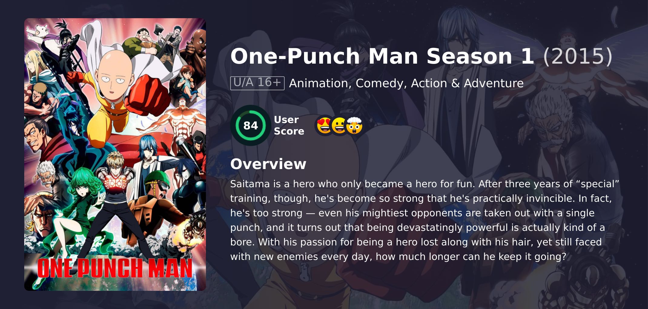 One-Punch Man Season 1 Hindi Dubbed