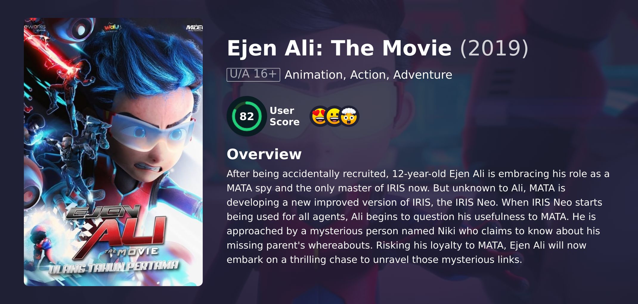 Ejen Ali: The Movie Movie Hindi Dubbed