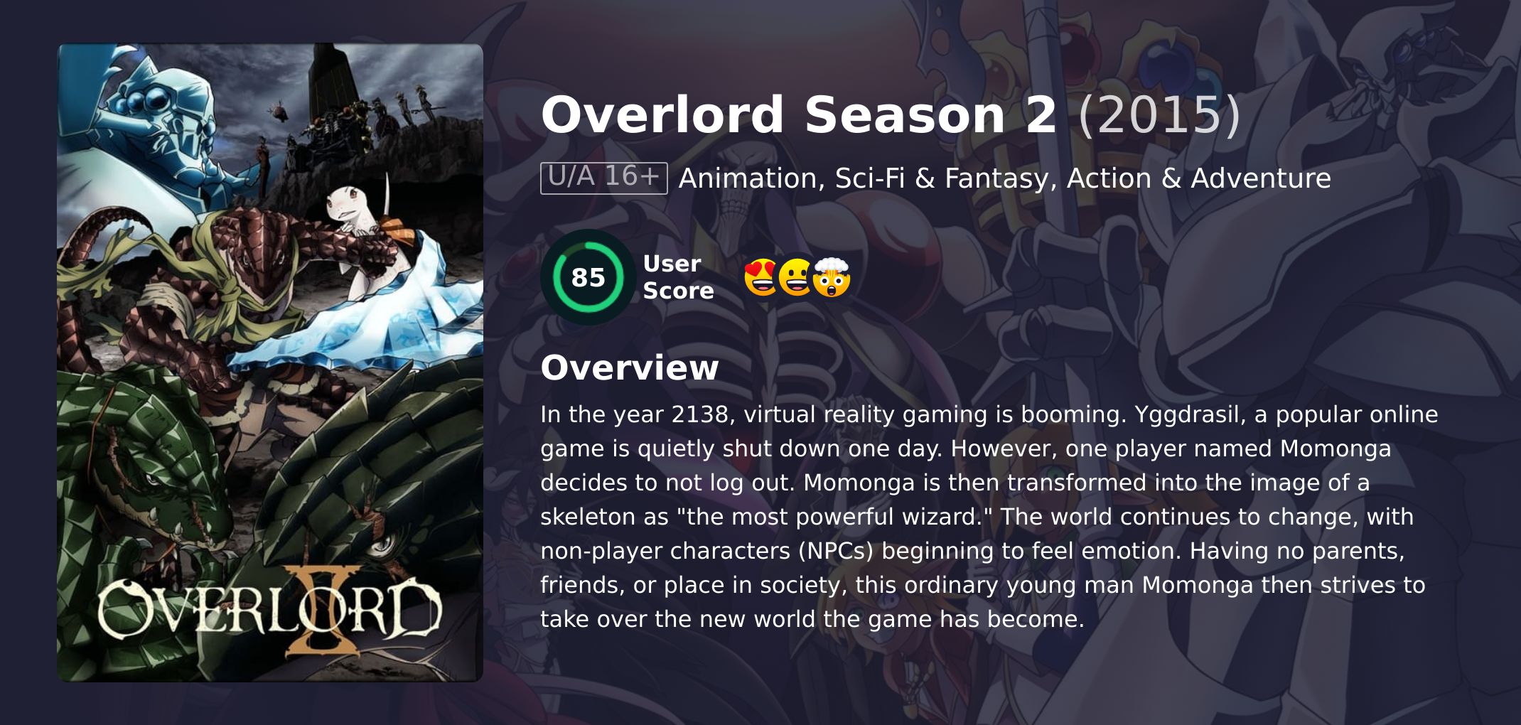 Overlord Season 2 Japanese Dubbed