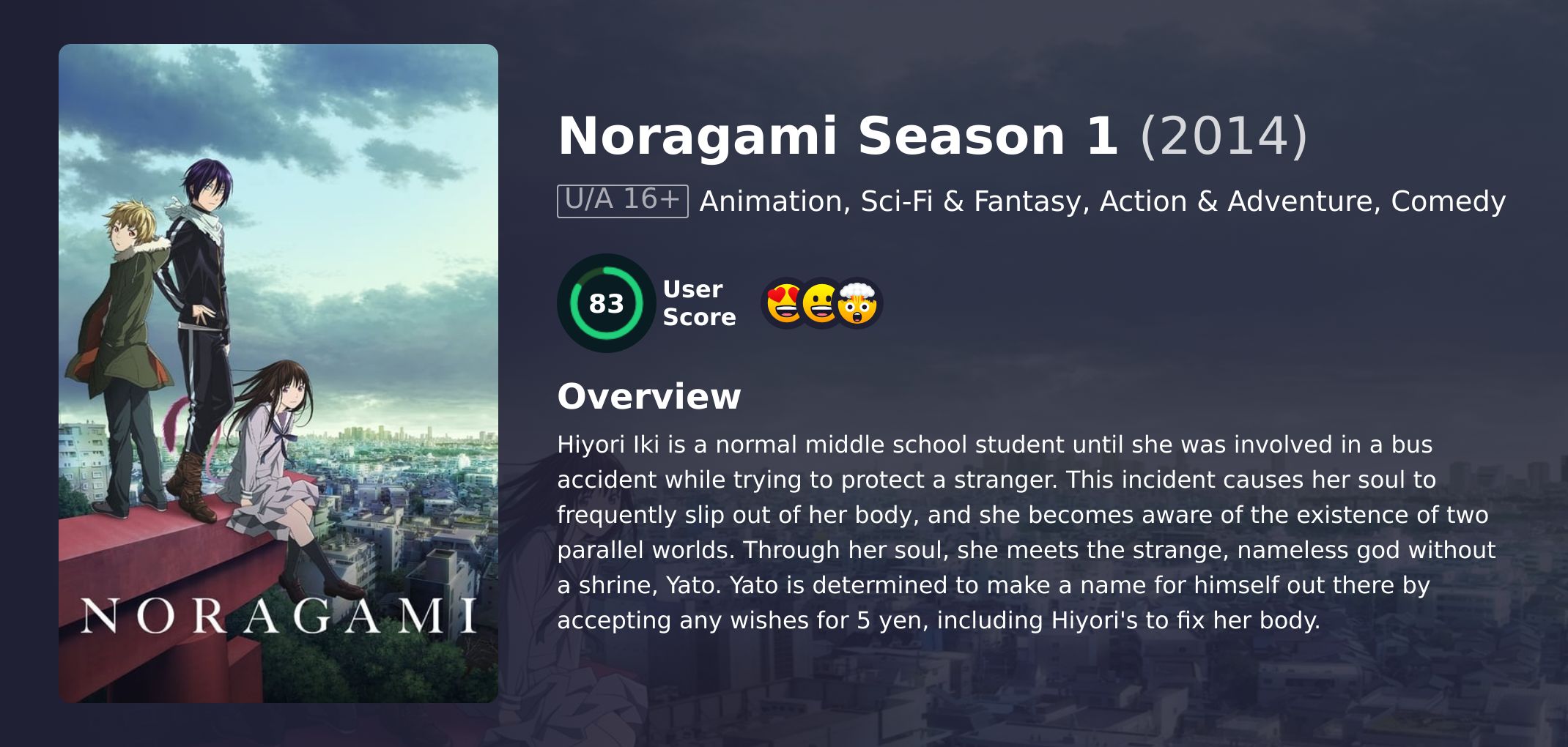 Noragami Season 1 Japanese Dubbed