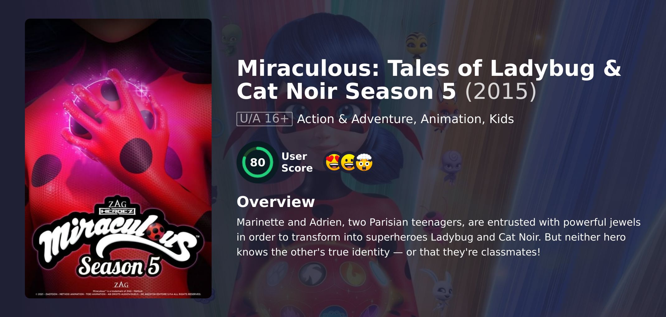 Miraculous: Tales of Ladybug & Cat Noir Season 5 Hindi Dubbed