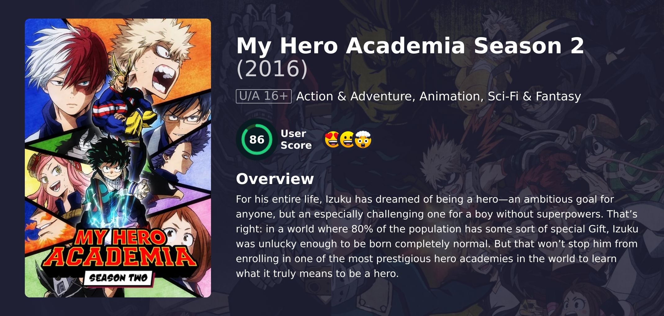 My Hero Academia Season 2 Japanese Dubbed