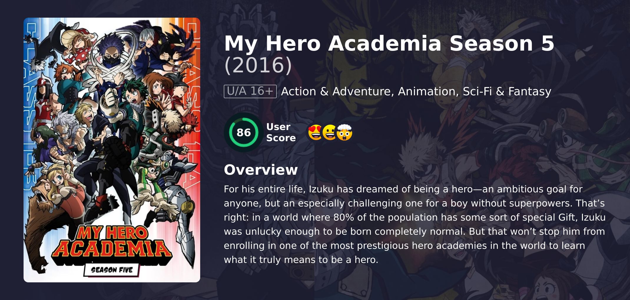 My Hero Academia Season 5 Japanese Dubbed