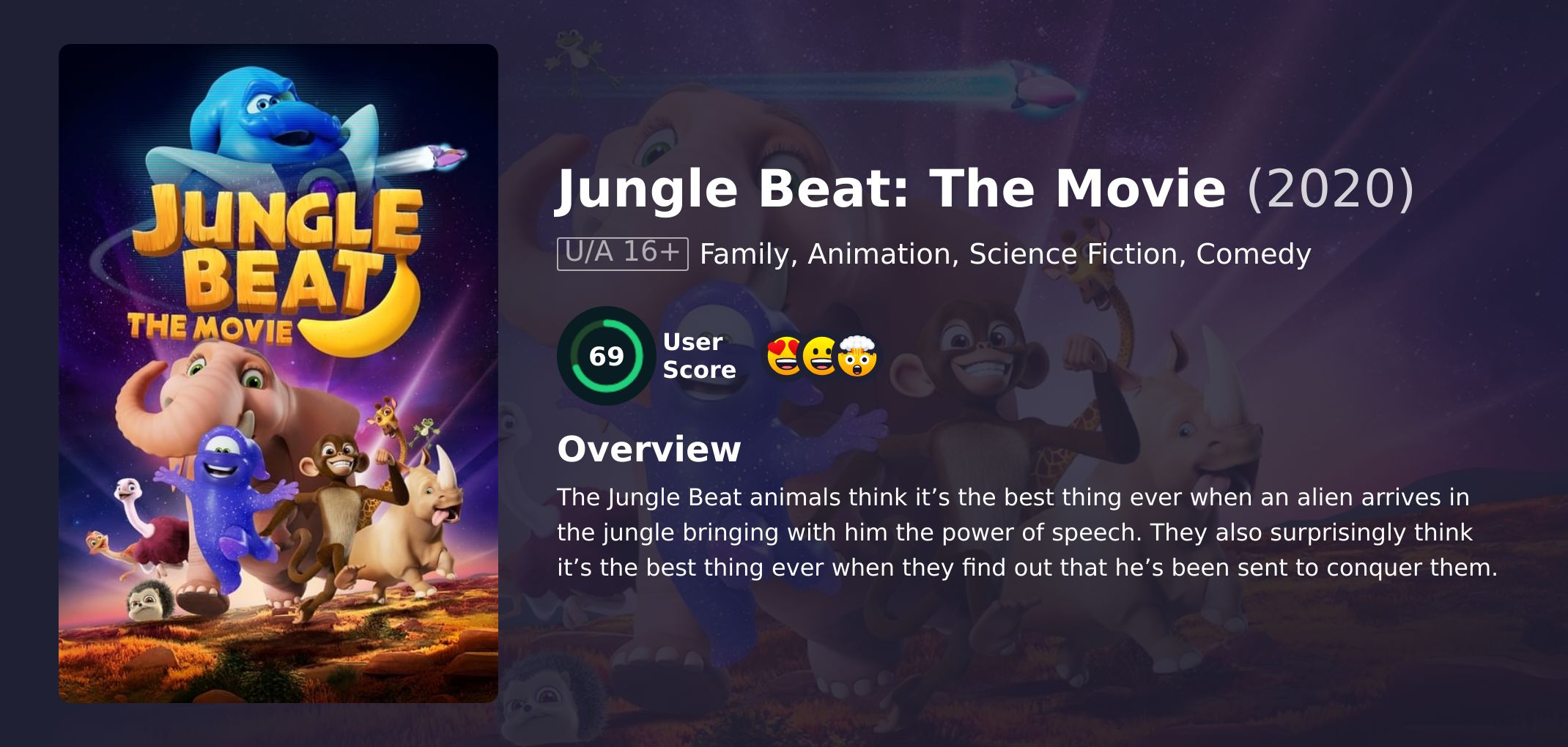 Jungle Beat: The Movie Movie Hindi Dubbed