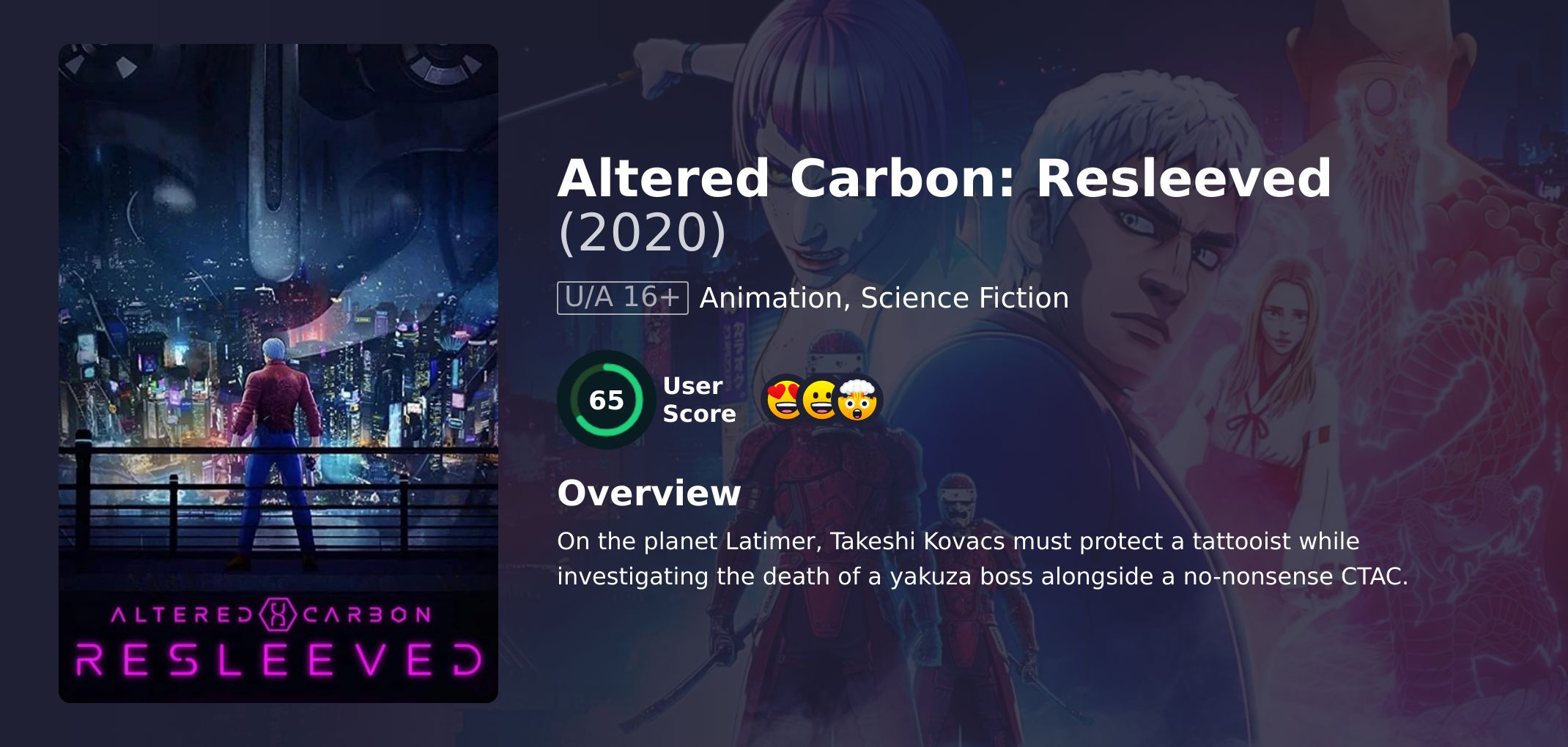 Altered Carbon: Resleeved Movie Hindi Dubbed