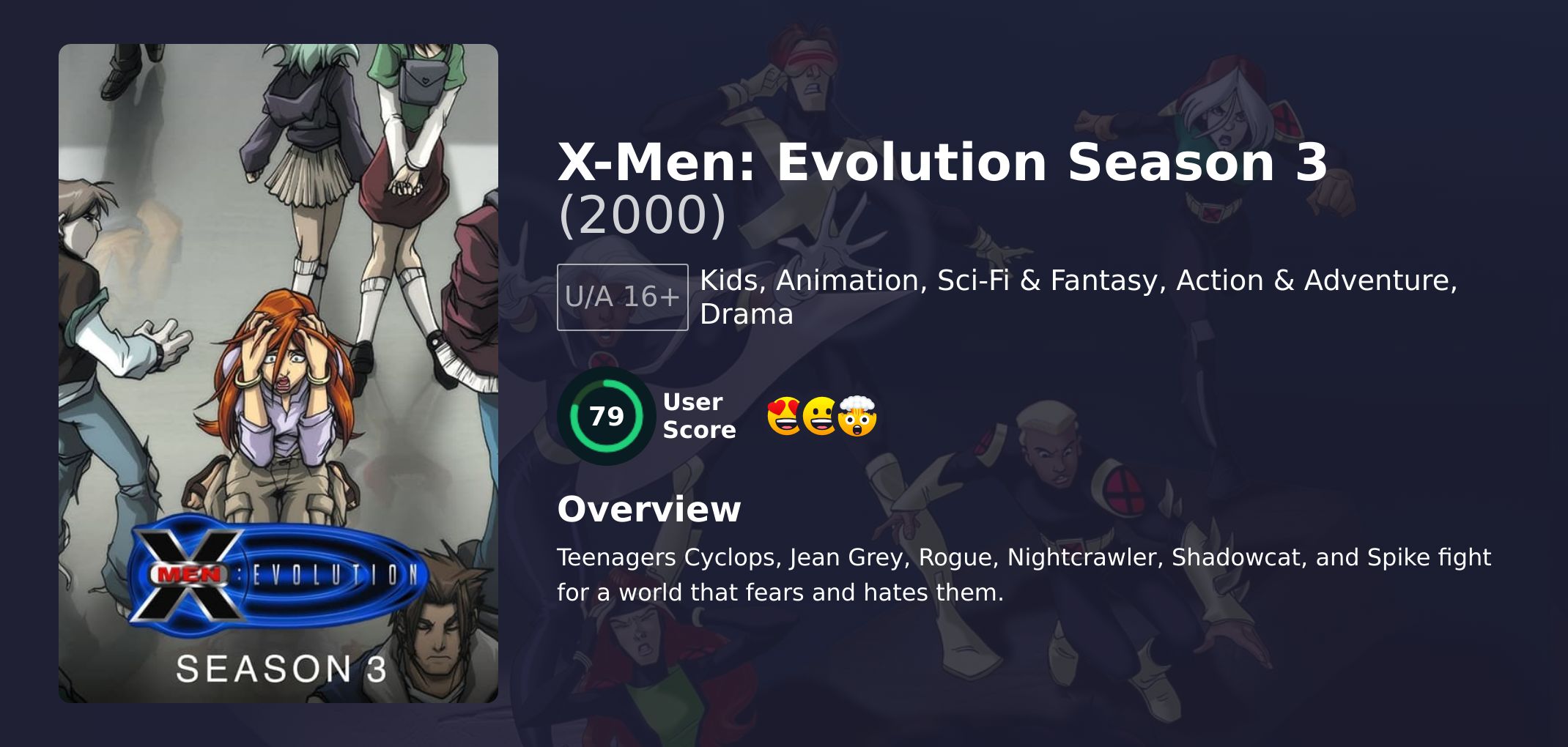 X-Men: Evolution Season 3 Hindi Dubbed