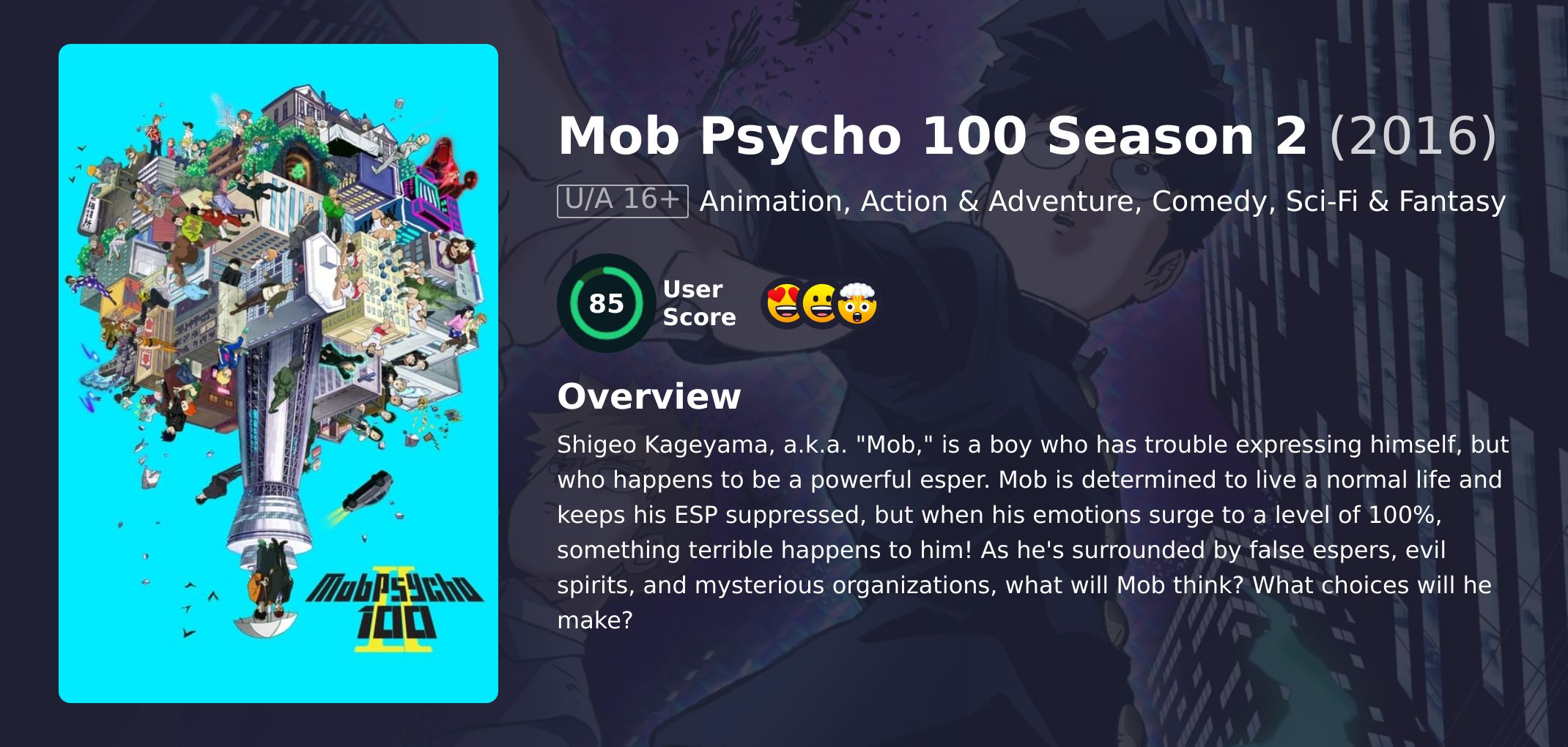 Mob Psycho 100 Season 2 Japanese Dubbed