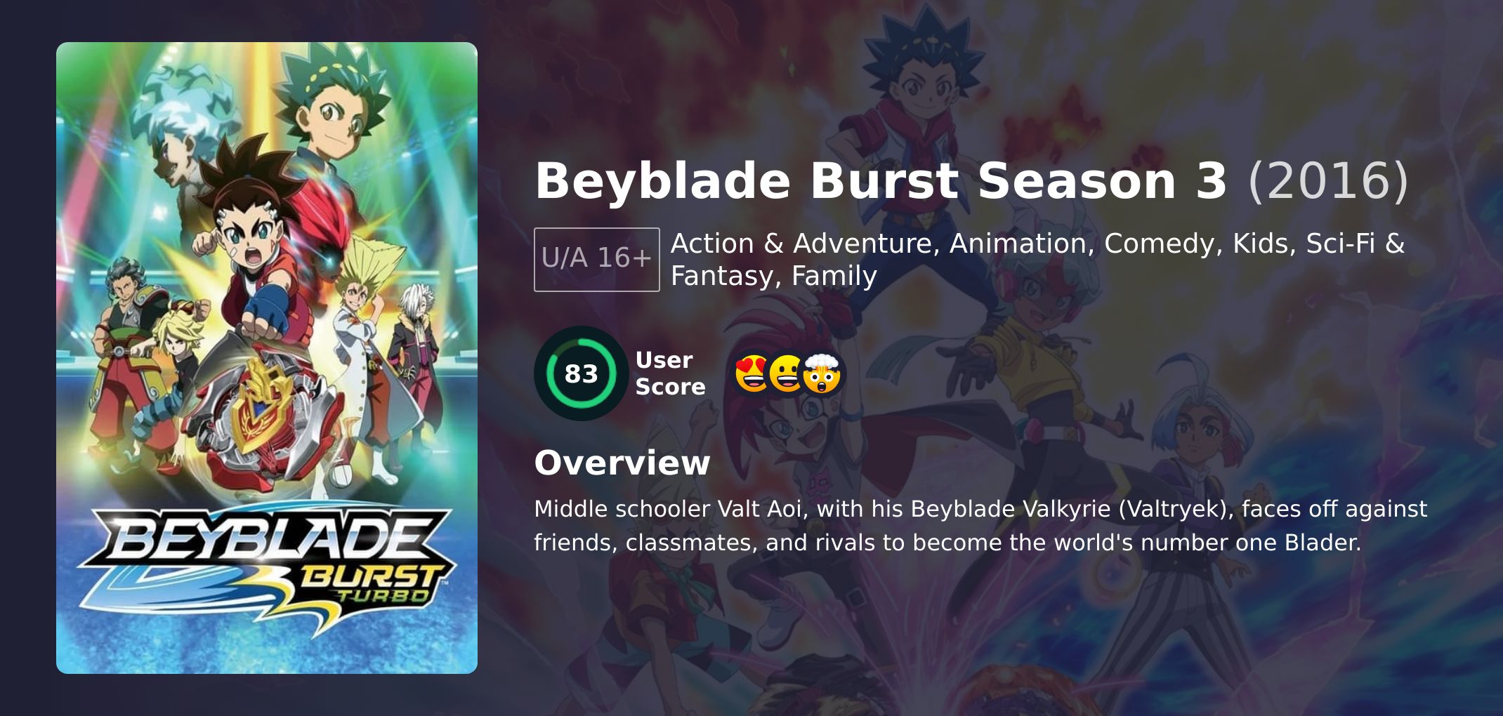 Beyblade Burst Season 3 Hindi Dubbed