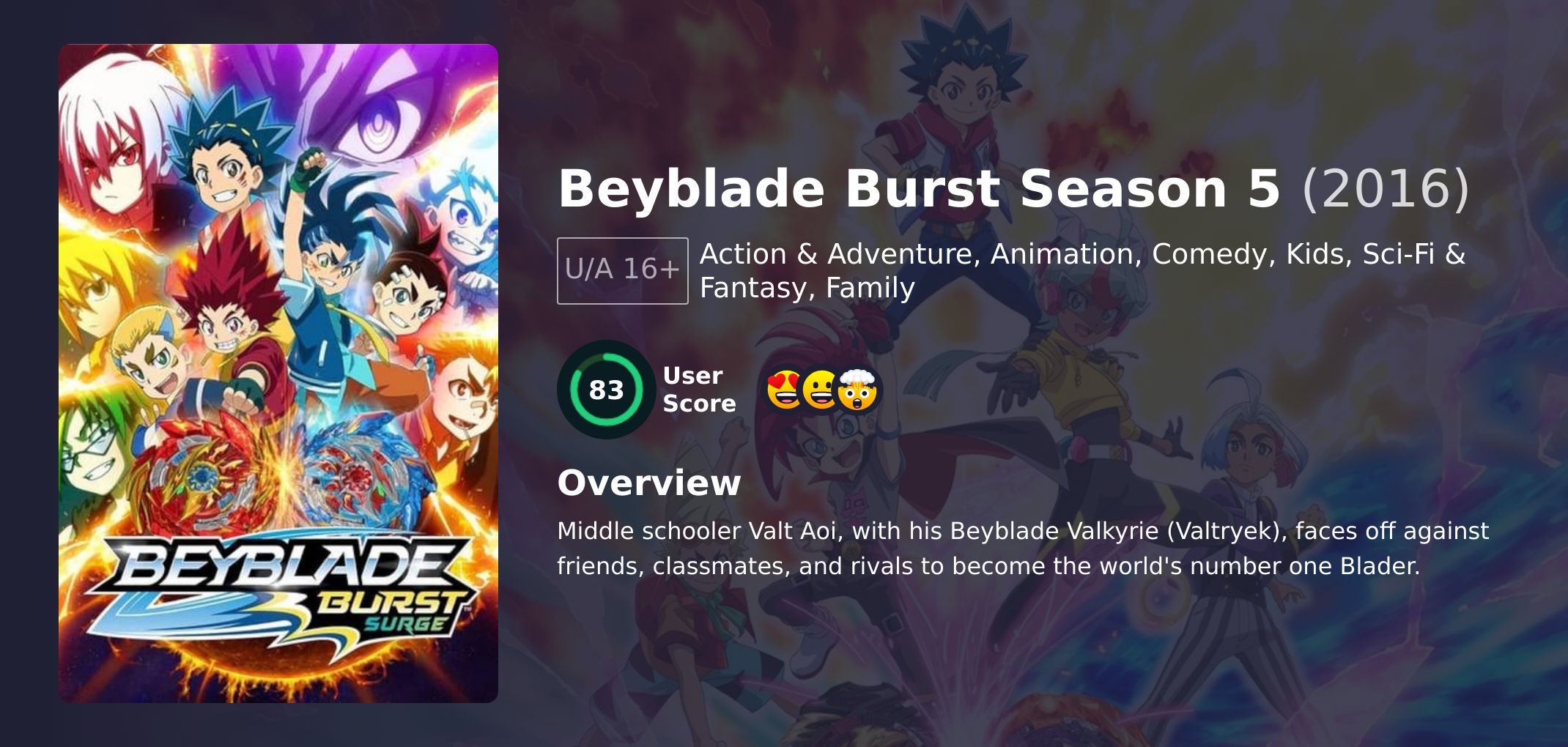 Beyblade Burst Season 5 Hindi Dubbed