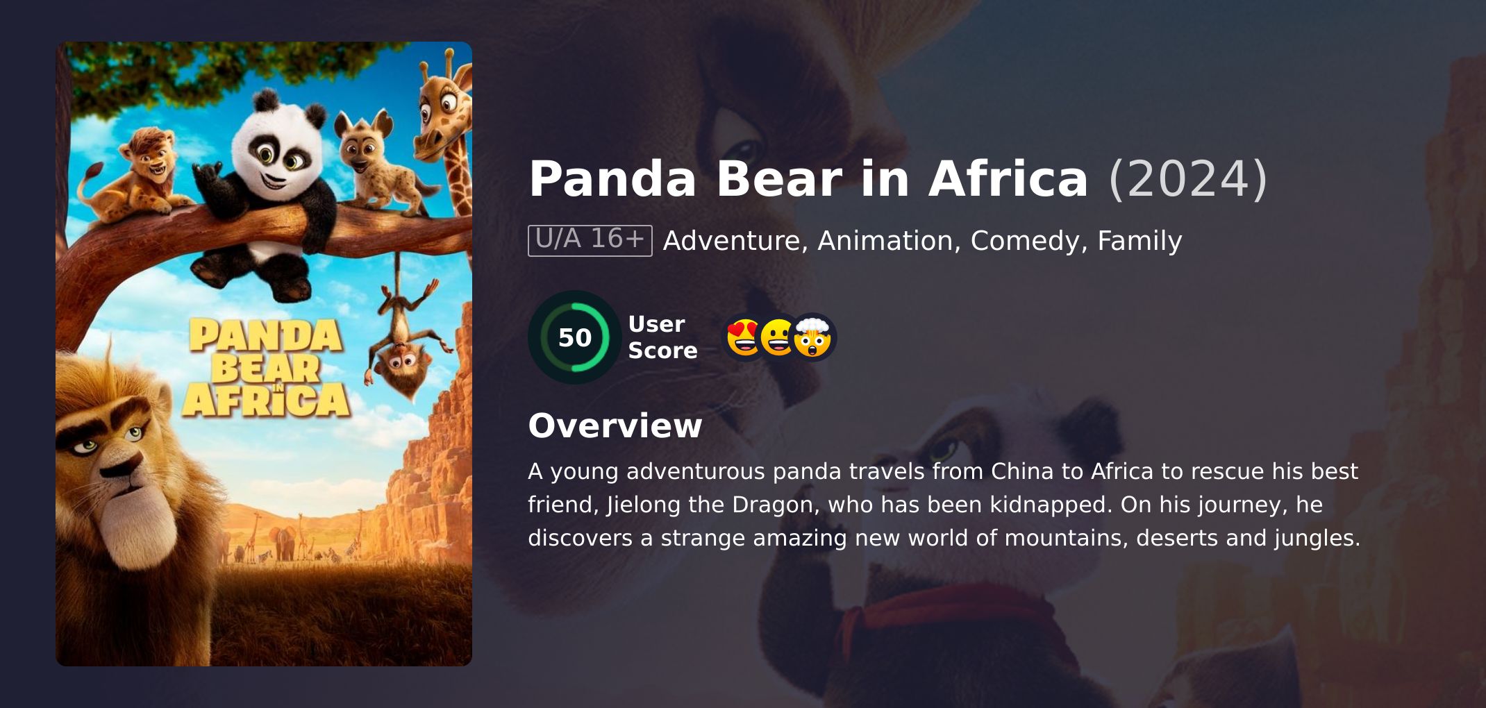 Panda Bear in Africa Movie English Dubbed