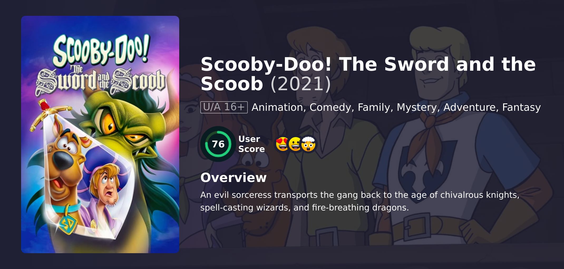 Scooby-Doo! The Sword and the Scoob Movie English Dubbed