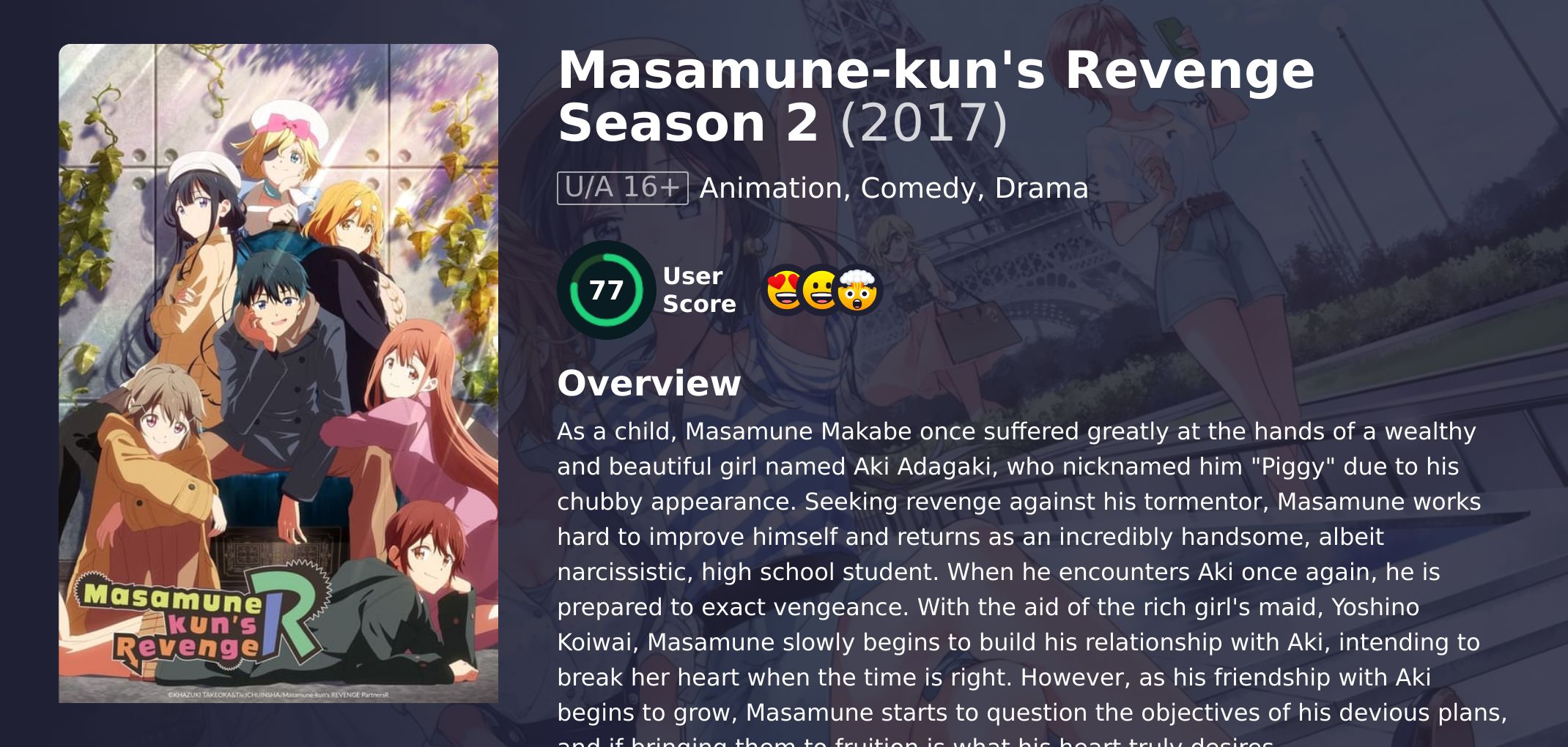 Masamune-kun's Revenge Season 2 Hindi Dubbed