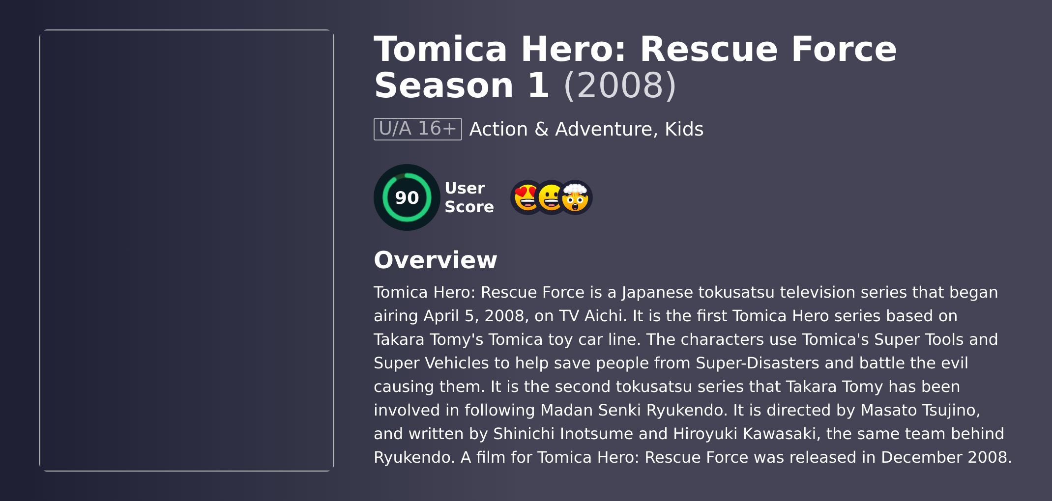 Tomica Hero: Rescue Force Season 1 Hindi Dubbed