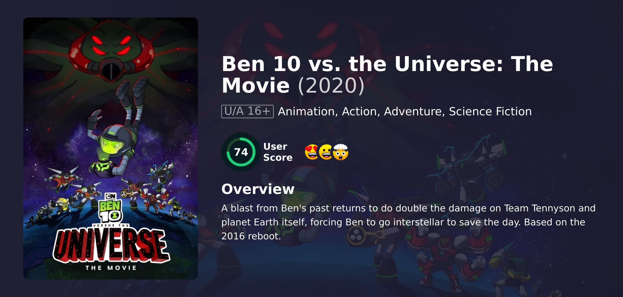 Ben 10 vs. the Universe: The Movie Movie Hindi Dubbed