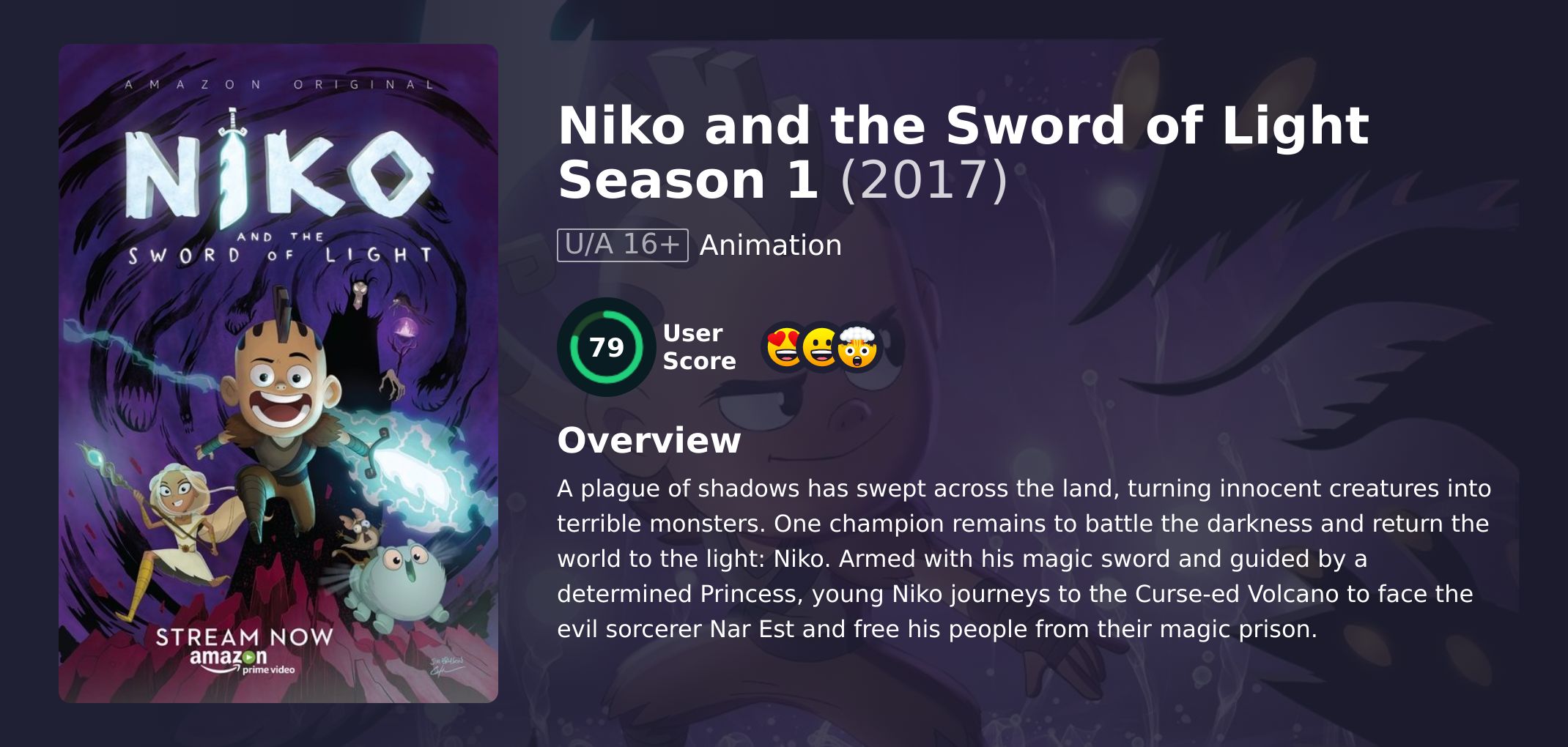 Niko and the Sword of Light Season 1 Hindi Dubbed