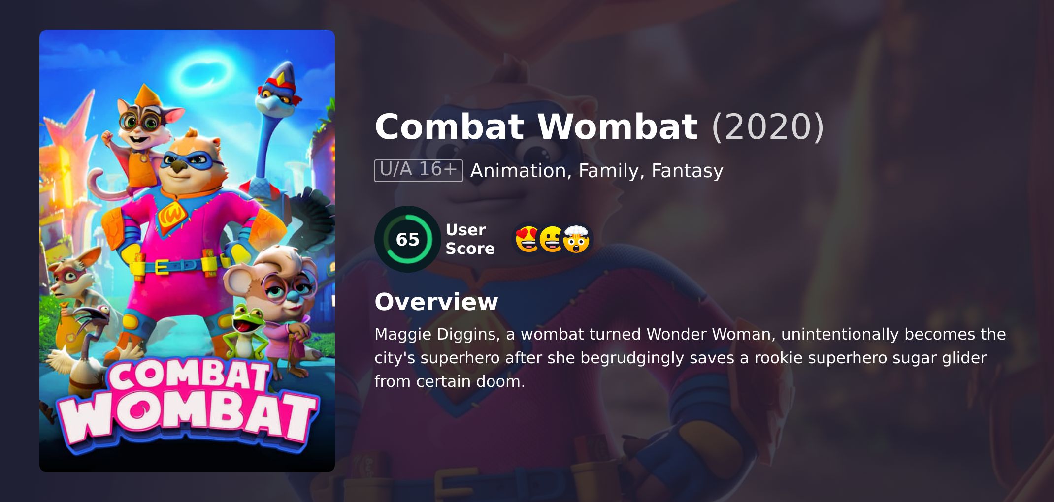 Combat Wombat Movie English Dubbed