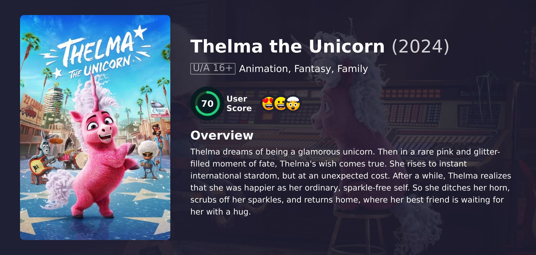 Thelma the Unicorn Movie Hindi Dubbed