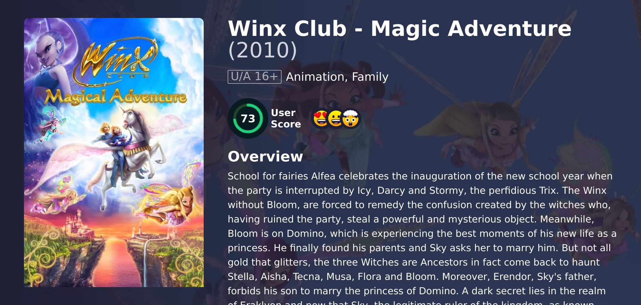 Winx Club - Magic Adventure Movie Hindi Dubbed