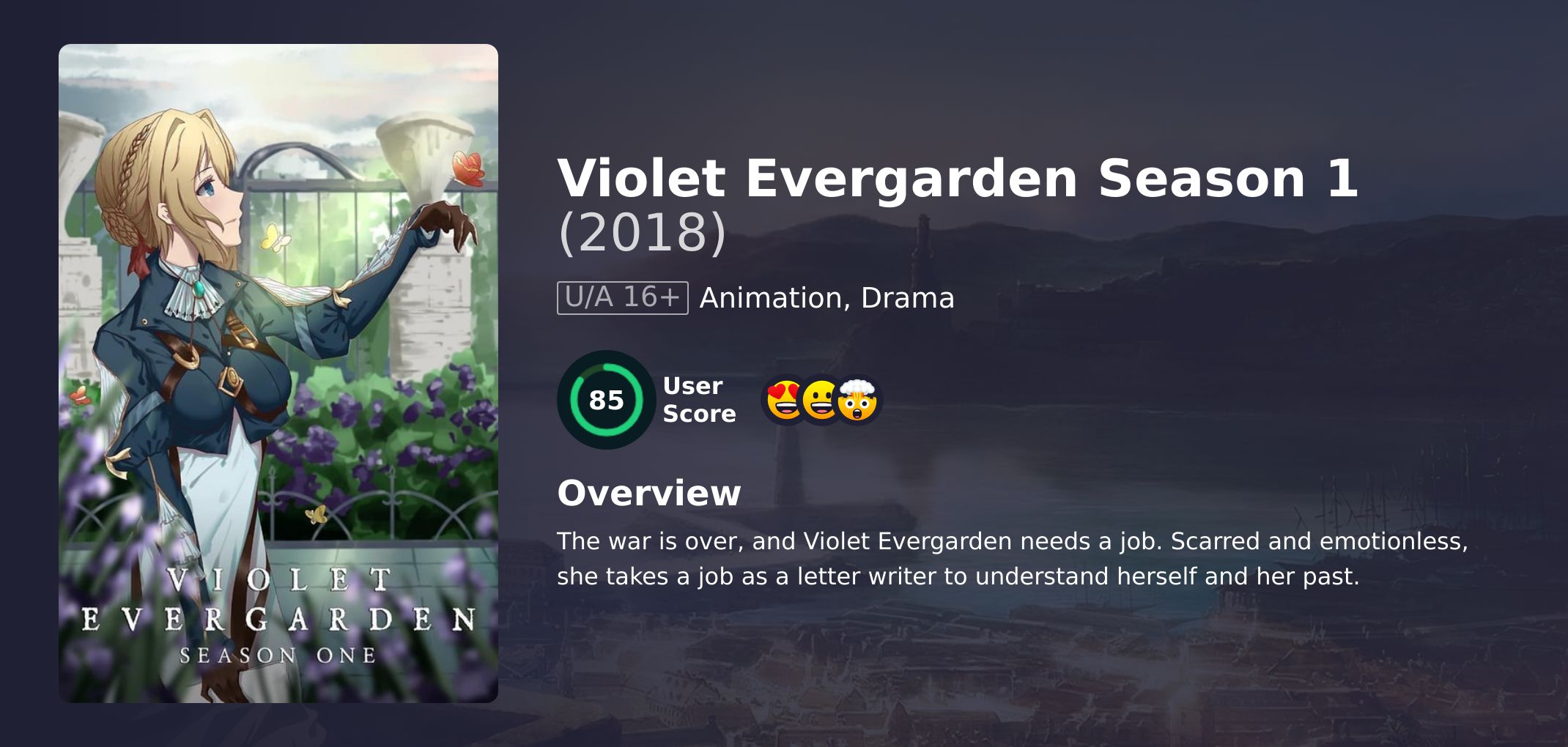 Violet Evergarden Season 1 Japanese Dubbed