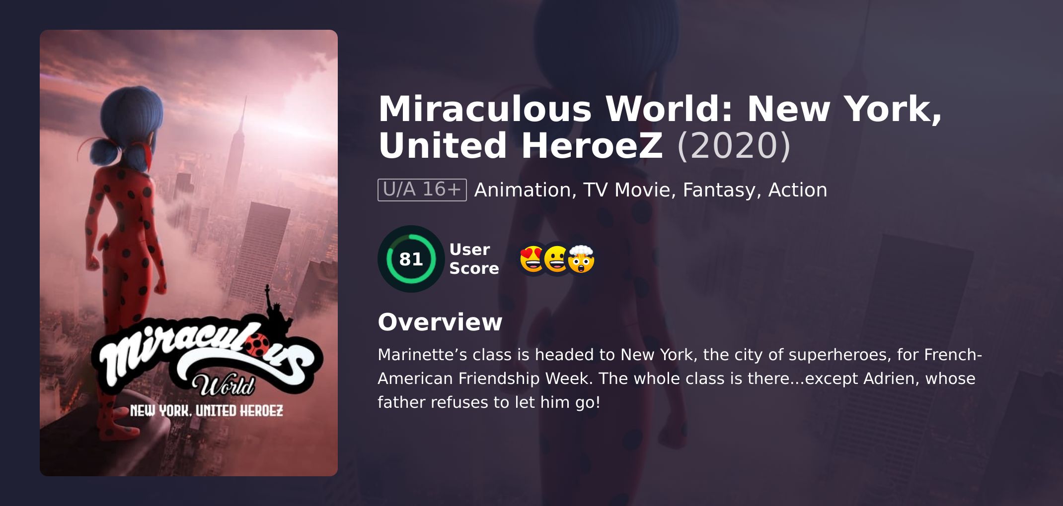 Miraculous World: New York, United HeroeZ Movie Hindi Dubbed