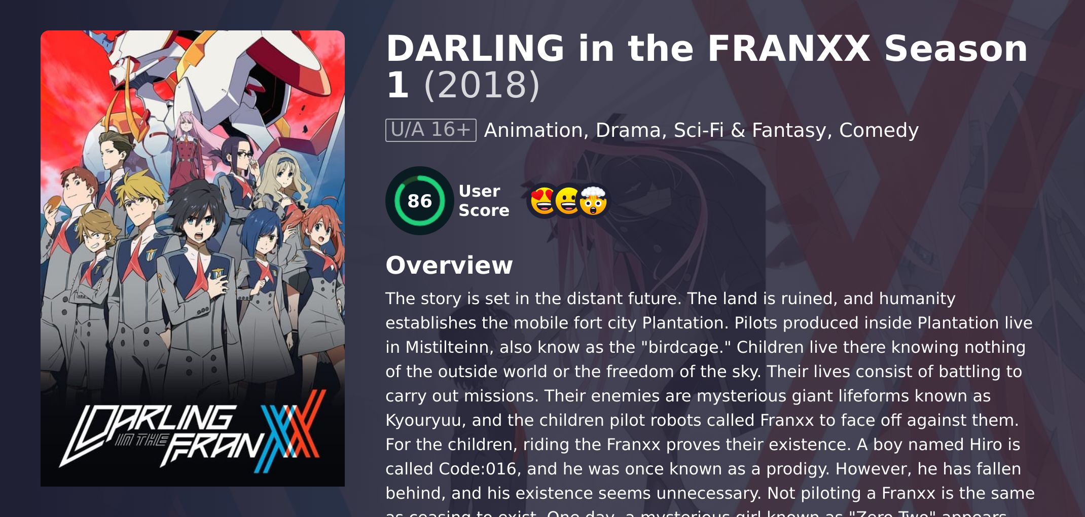 DARLING in the FRANXX Season 1 Hindi Dubbed