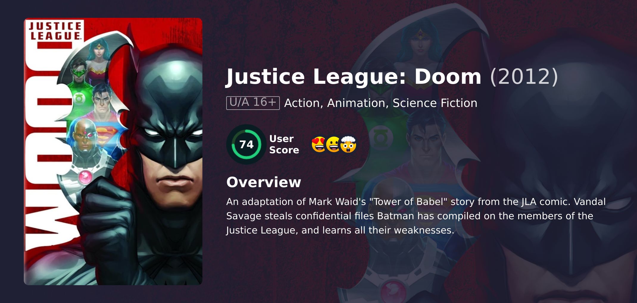 Justice League: Doom Movie English Dubbed