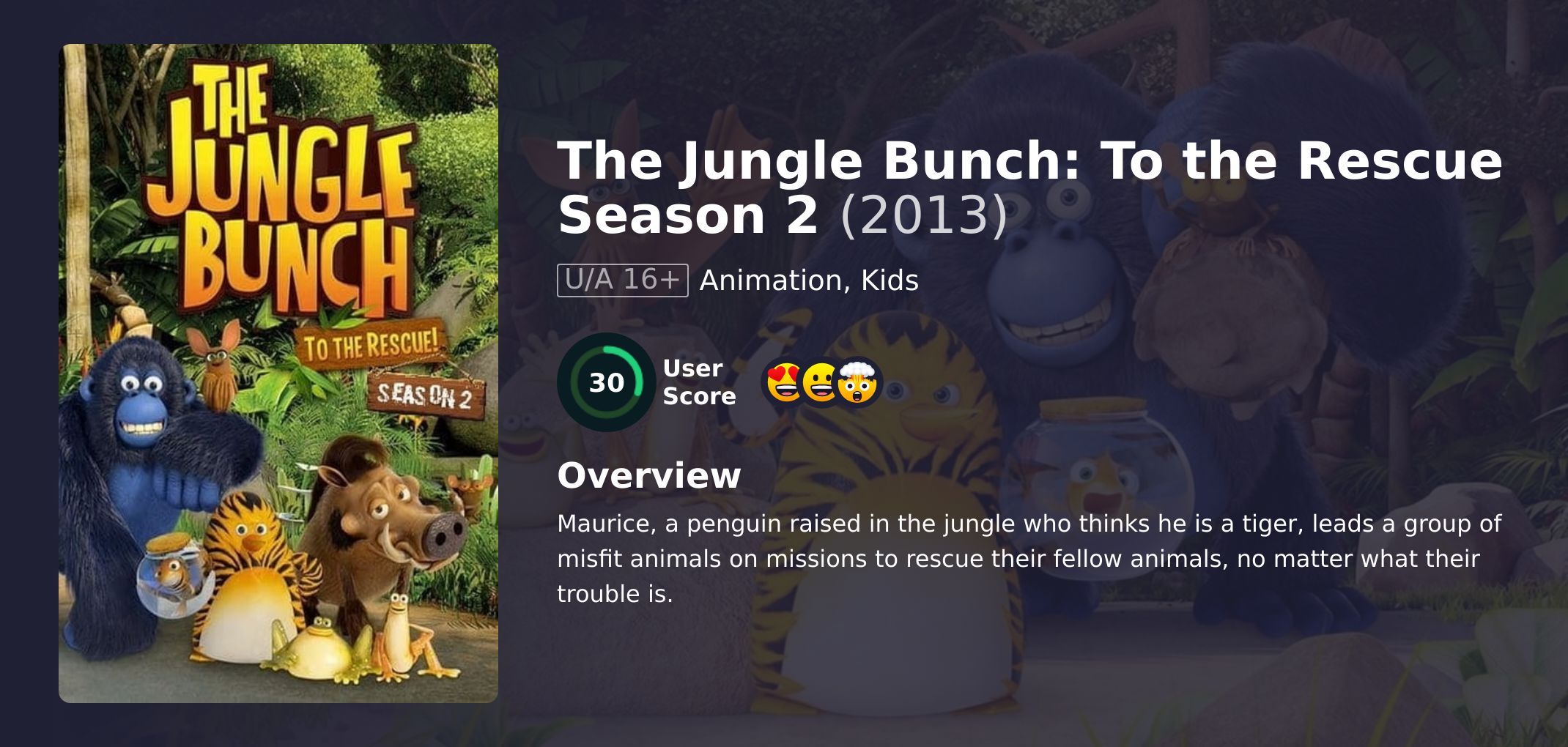 The Jungle Bunch: To the Rescue Season 2 Hindi Dubbed