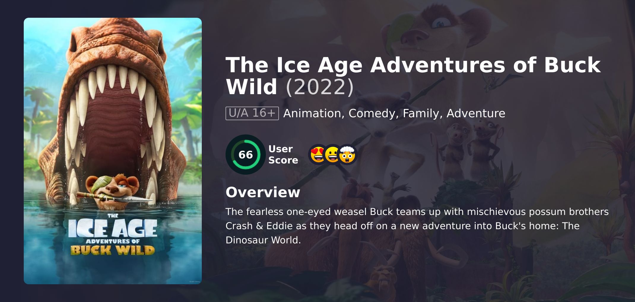 The Ice Age Adventures of Buck Wild Movie English Dubbed