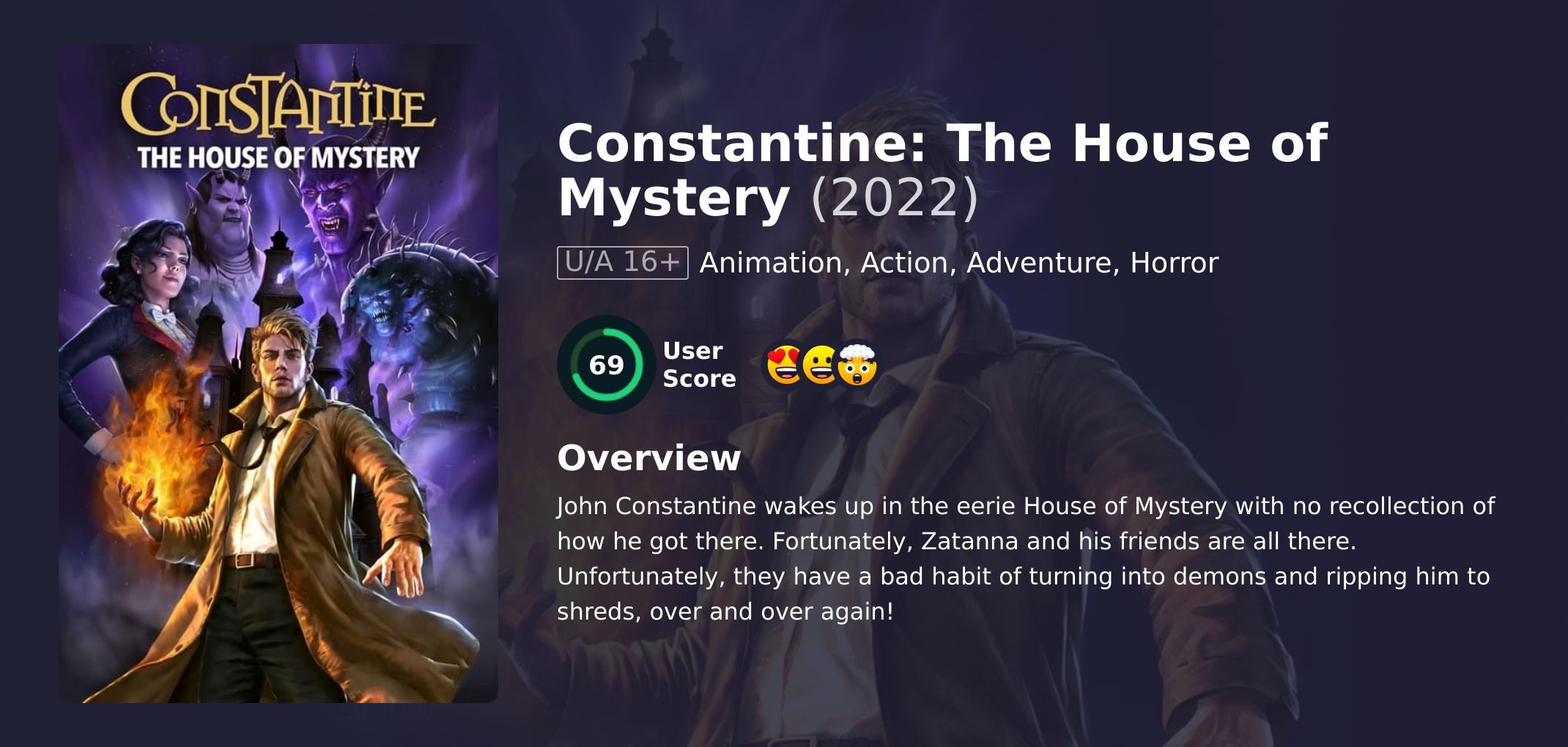 Constantine: The House of Mystery Movie English Dubbed