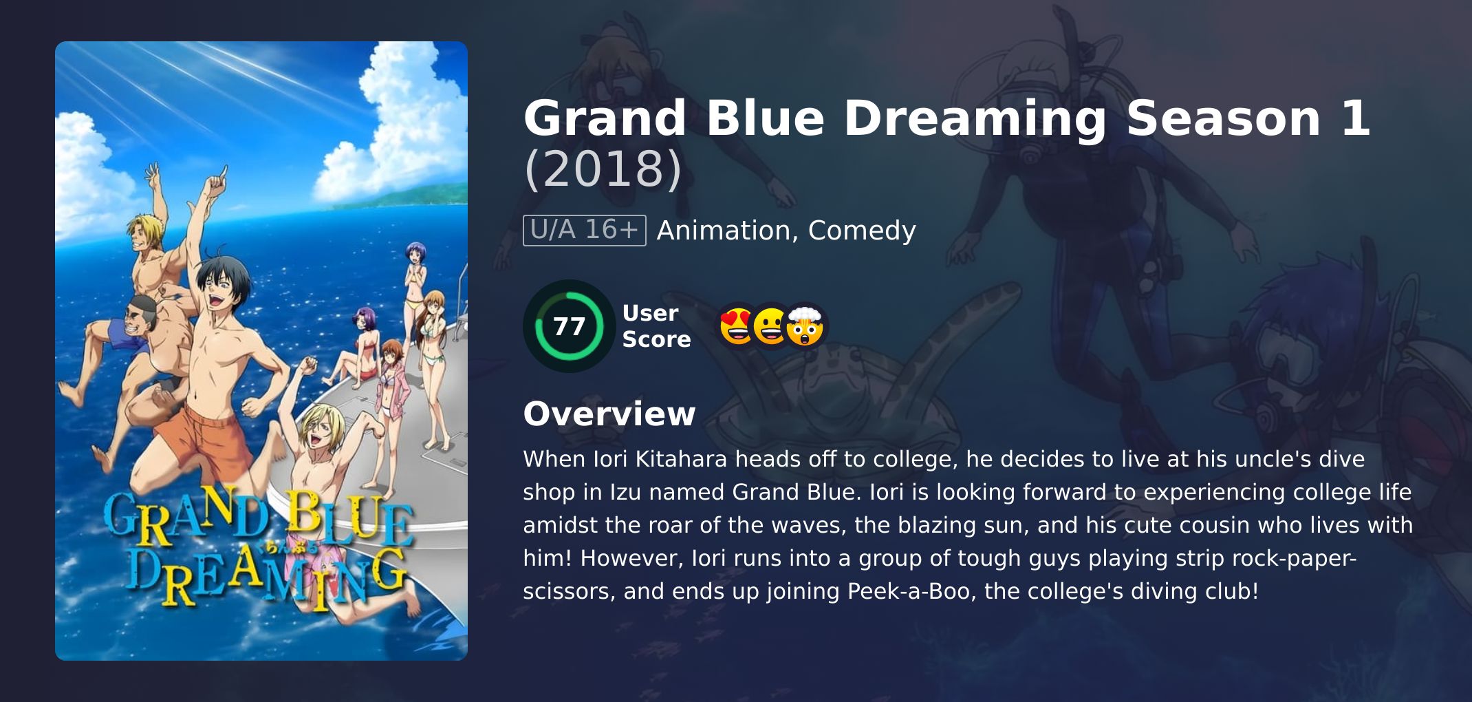 Grand Blue Dreaming Season 1 Japanese Dubbed