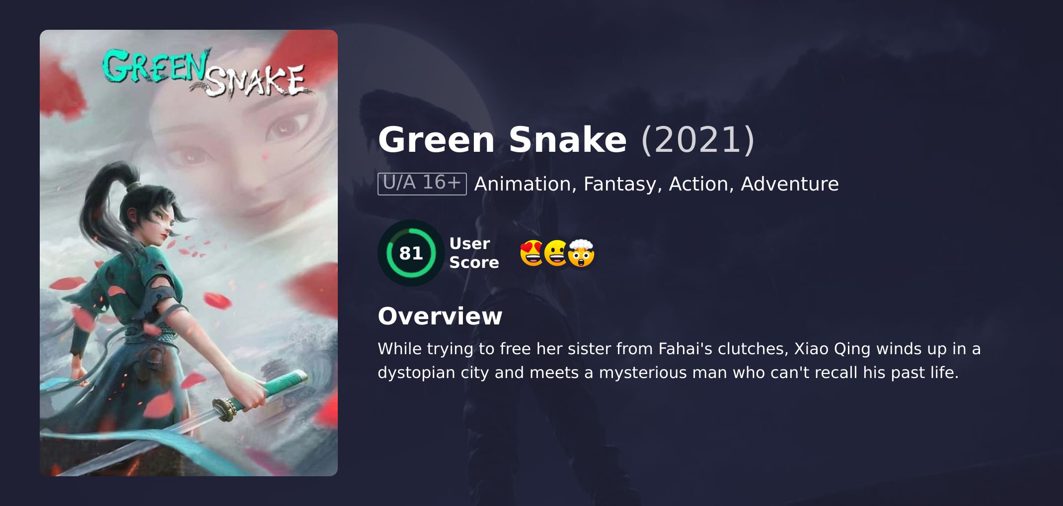 Green Snake Movie Hindi Dubbed