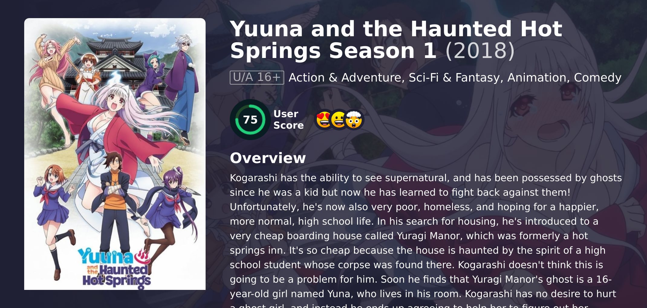 Yuuna and the Haunted Hot Springs Season 1 Hindi Dubbed