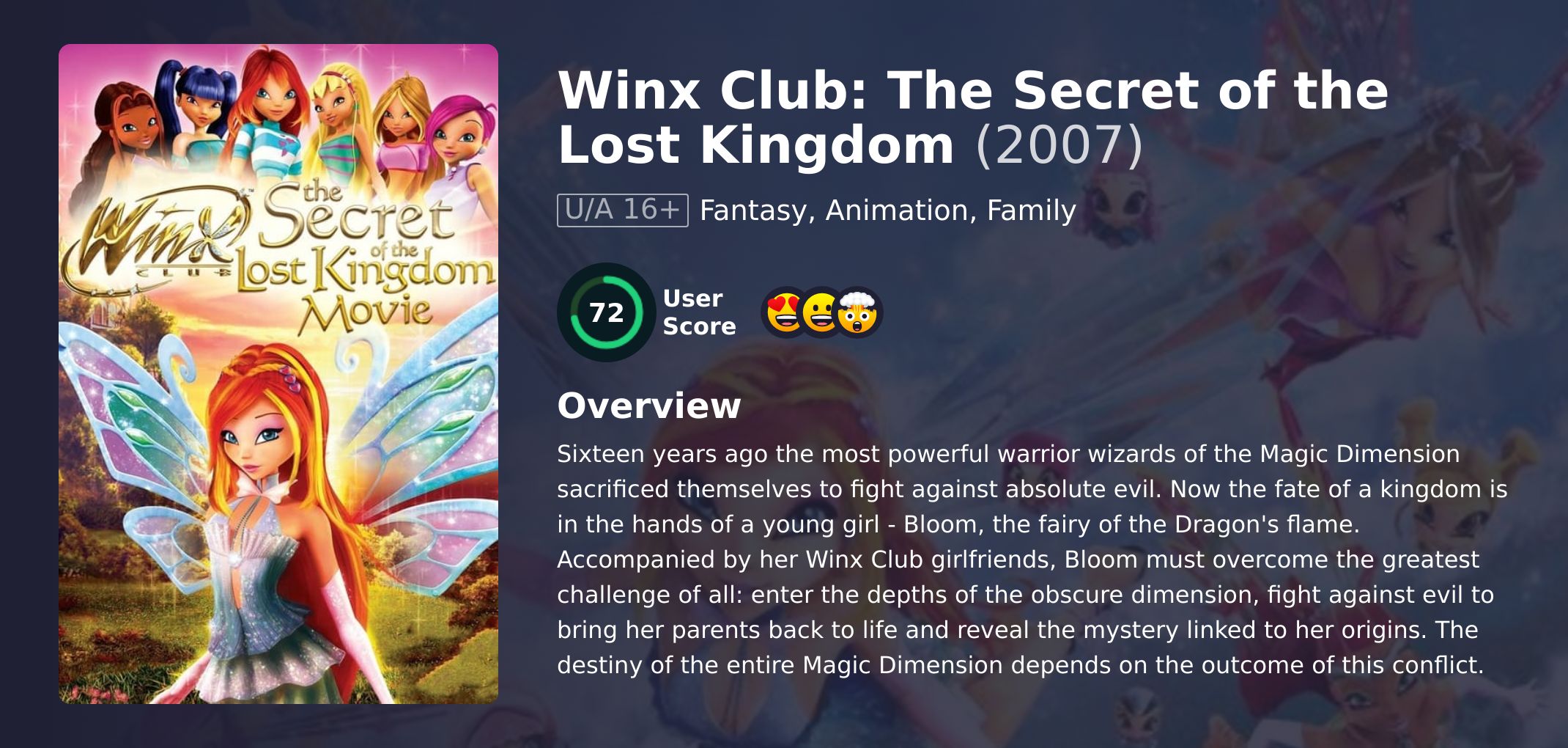 Winx Club: The Secret of the Lost Kingdom Movie Hindi Dubbed