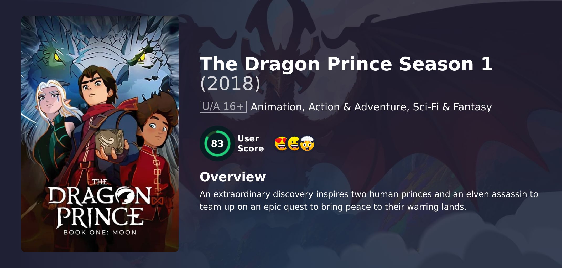 The Dragon Prince Season 1 Hindi Dubbed