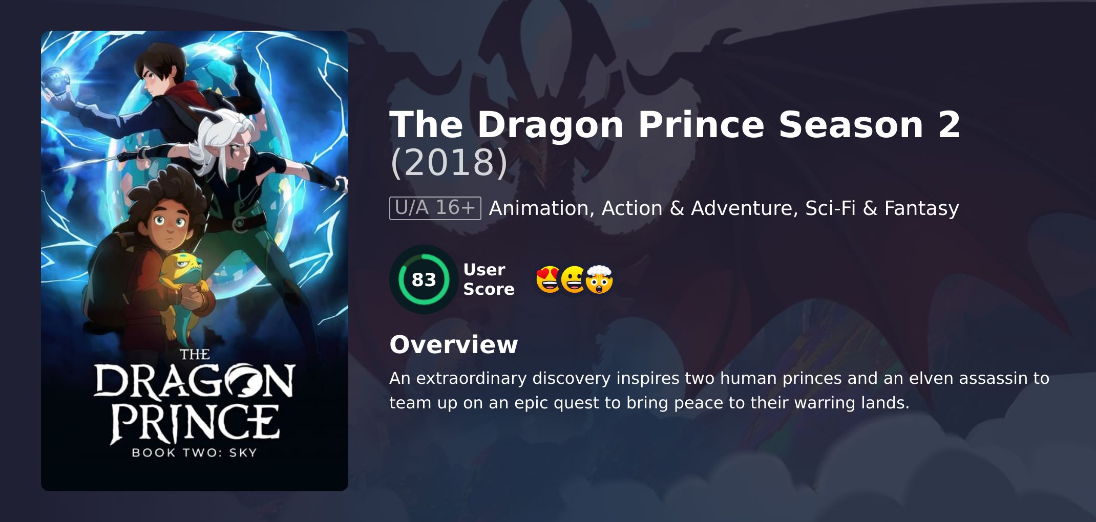 The Dragon Prince Season 2 Hindi Dubbed