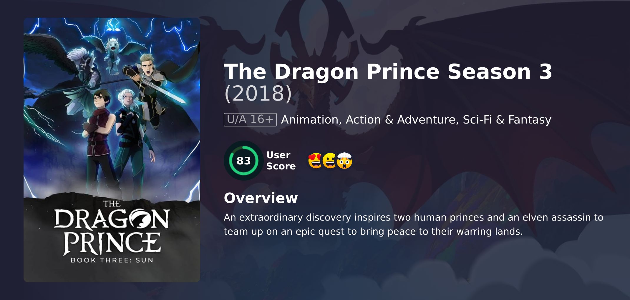 The Dragon Prince Season 3 Hindi Dubbed