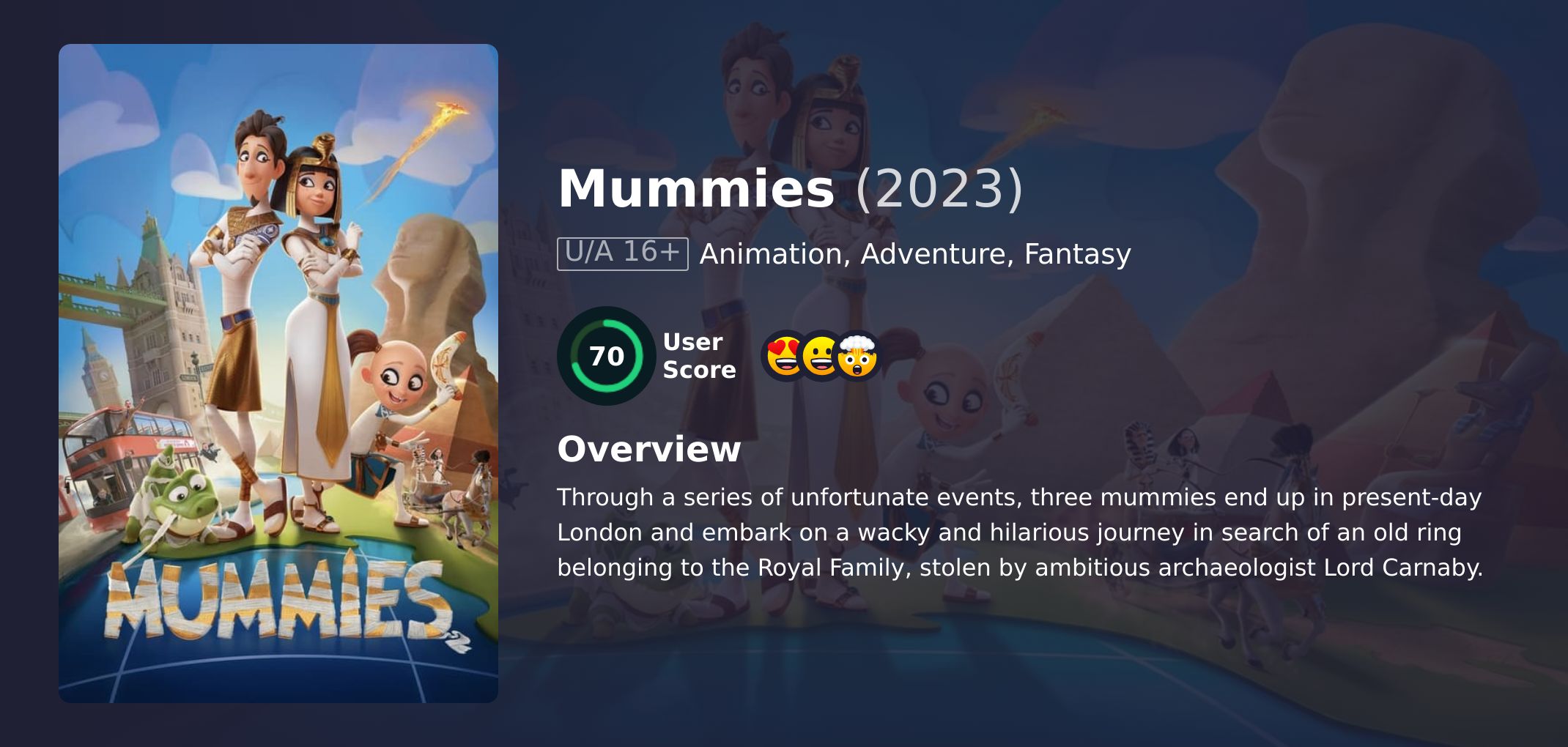 Mummies Movie Hindi Dubbed