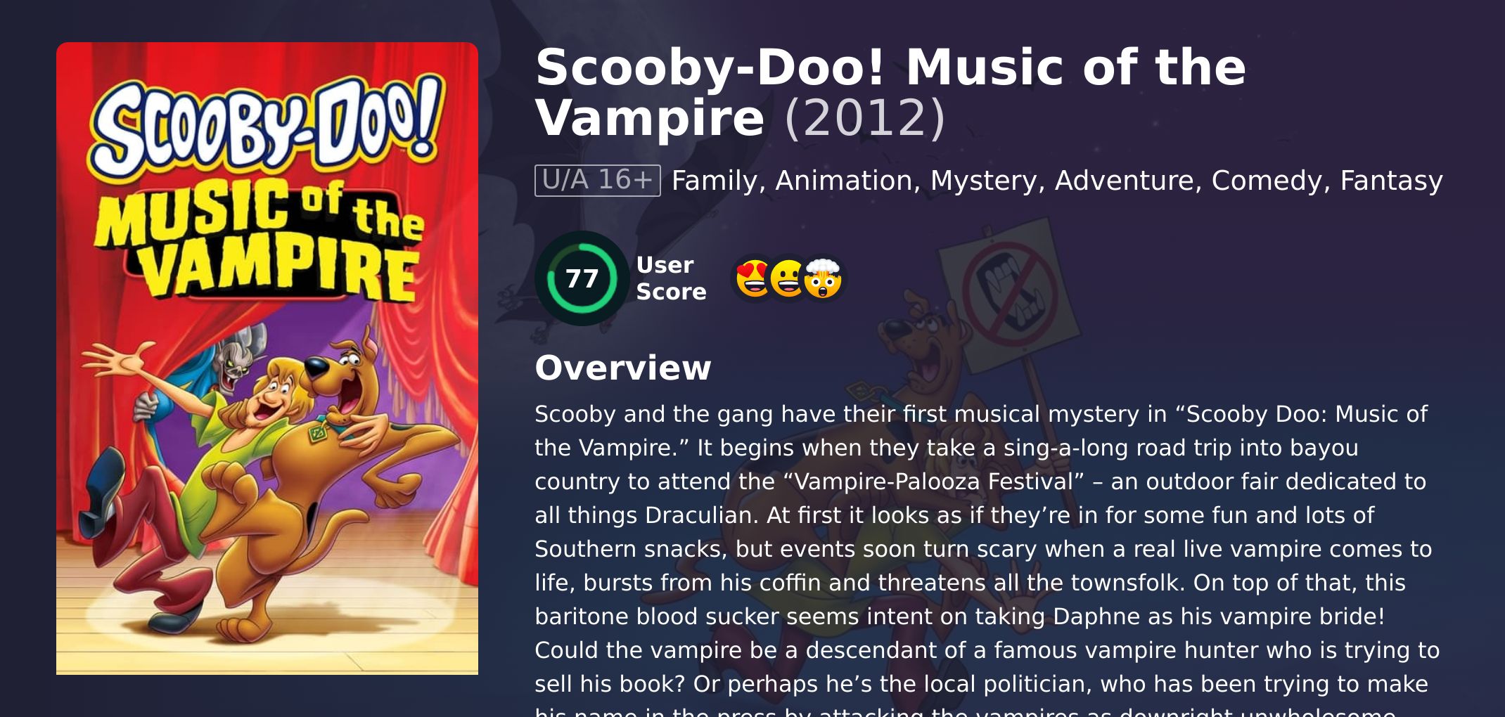 Scooby-Doo! Music of the Vampire Movie Hindi Dubbed