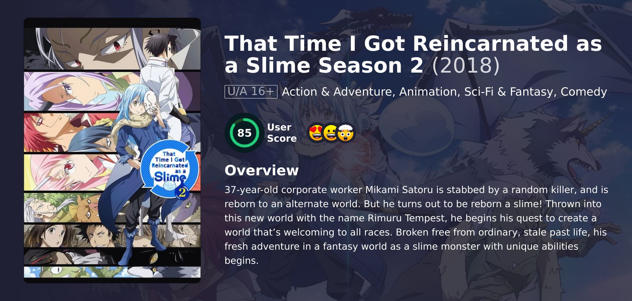 That Time I Got Reincarnated as a Slime Season 2 Hindi Dubbed