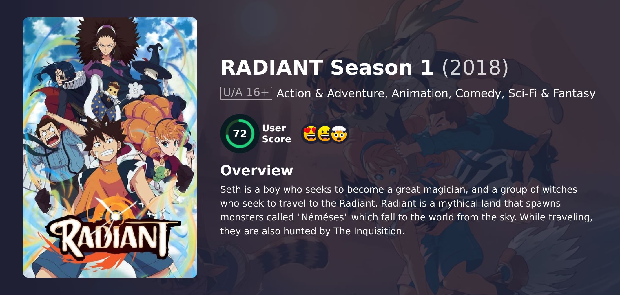 RADIANT Season 1 Hindi Dubbed