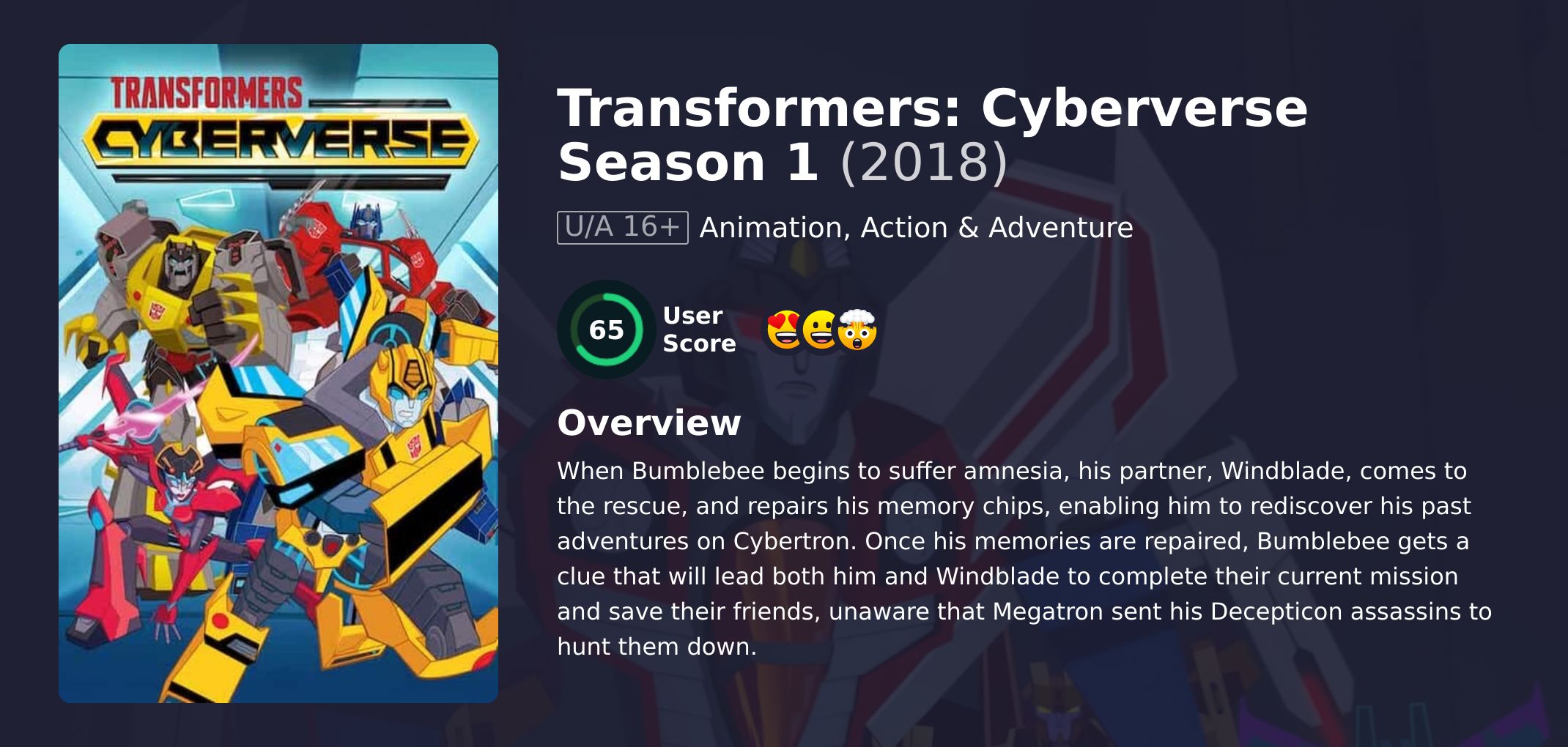 Transformers: Cyberverse Season 1 Hindi Dubbed