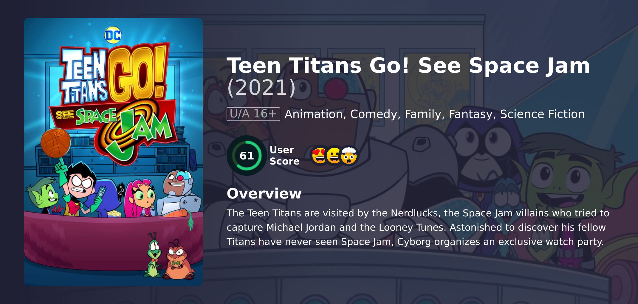 Teen Titans Go! See Space Jam Movie Hindi Dubbed