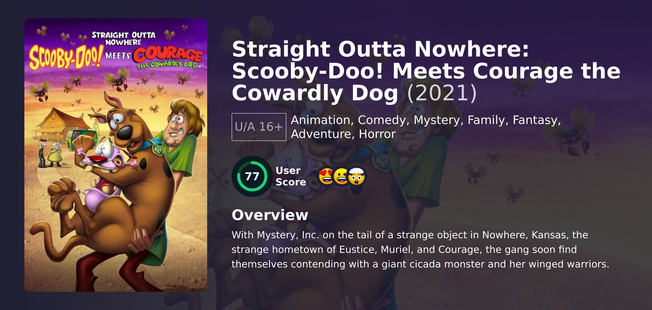 Straight Outta Nowhere: Scooby-Doo! Meets Courage the Cowardly Dog Movie English Dubbed