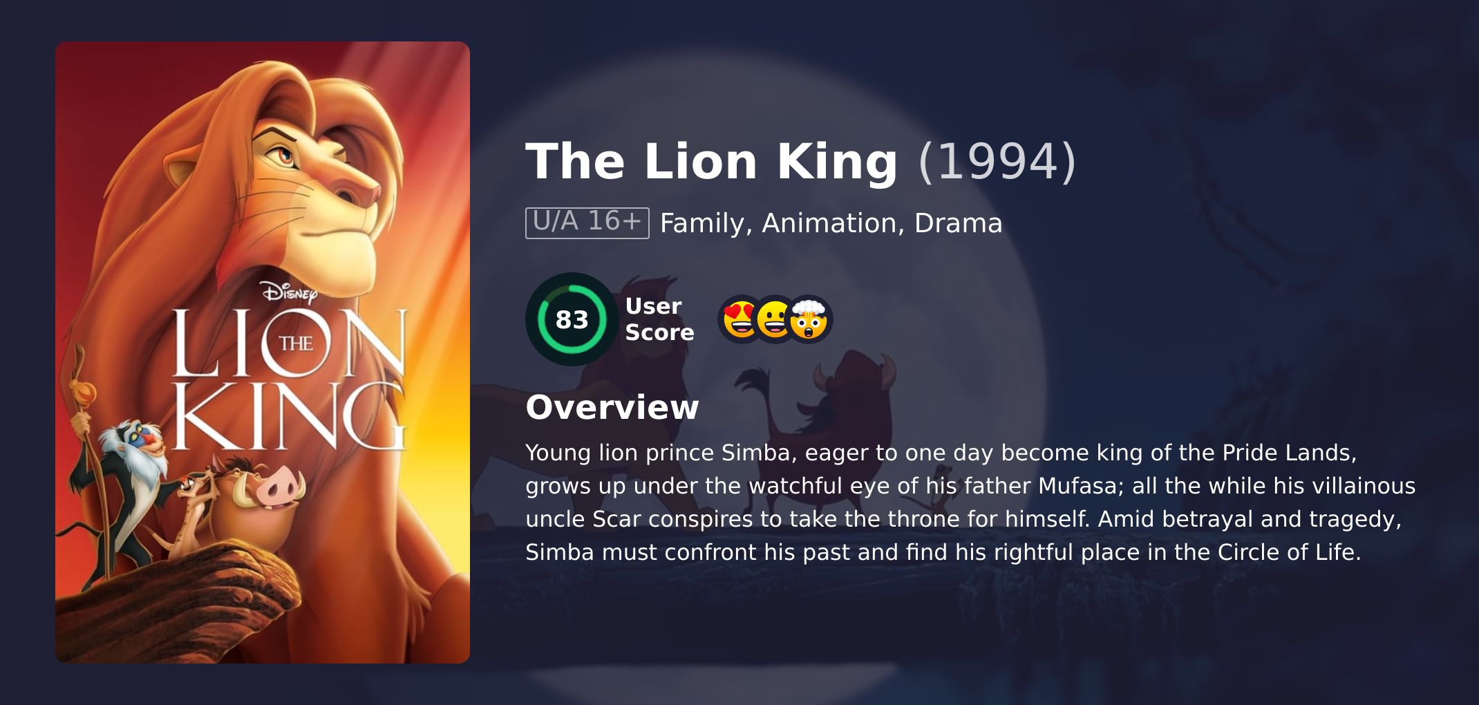 The Lion King Movie Hindi Dubbed