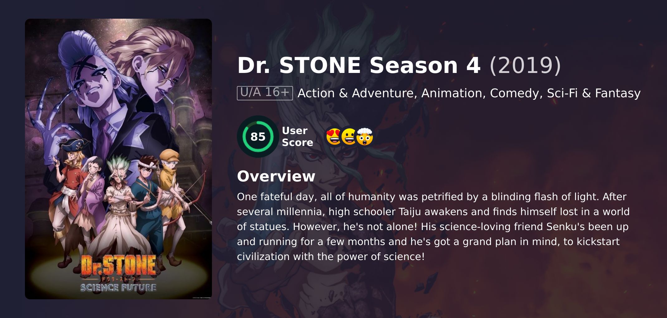 Dr. STONE Season 4 Hindi Dubbed