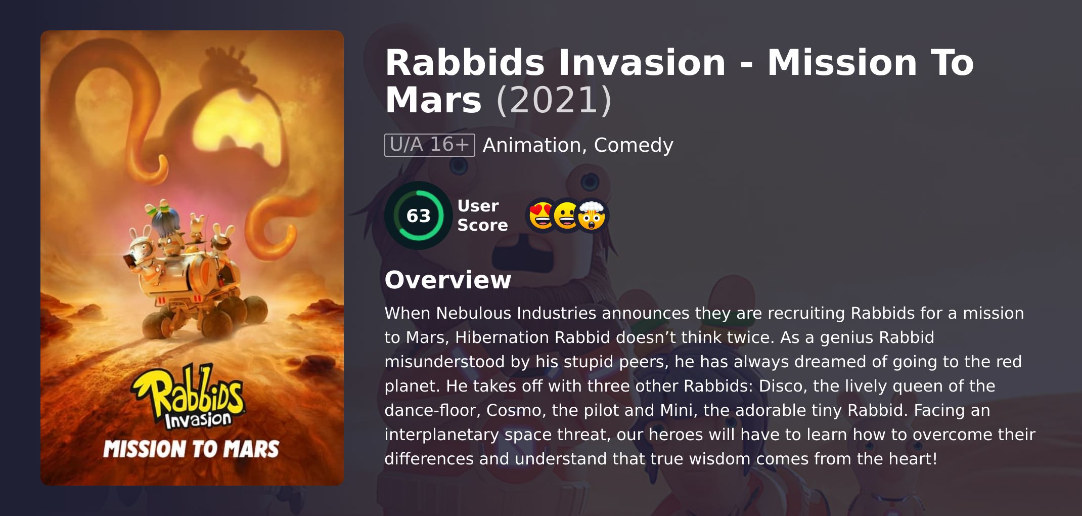 Rabbids Invasion - Mission To Mars Movie Hindi Dubbed