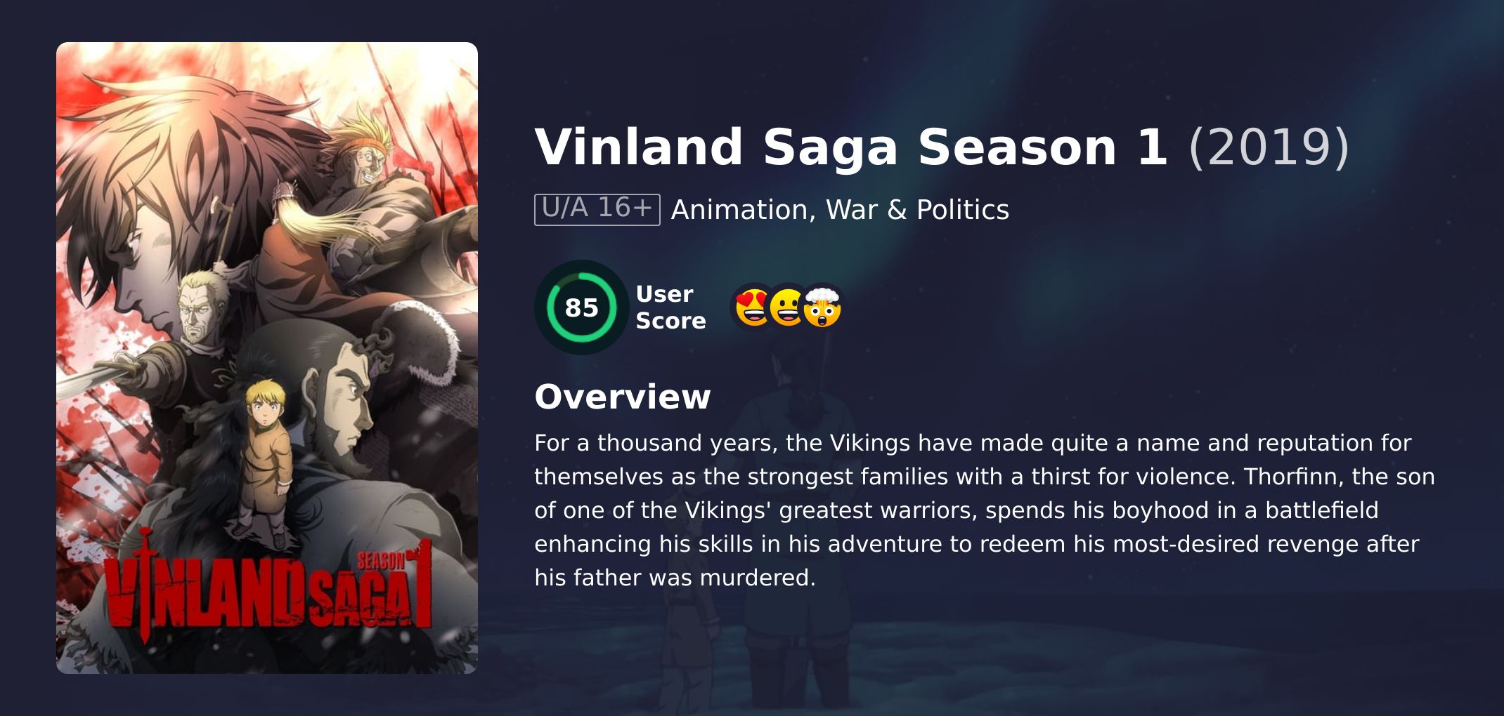 Vinland Saga Season 1 Hindi Dubbed