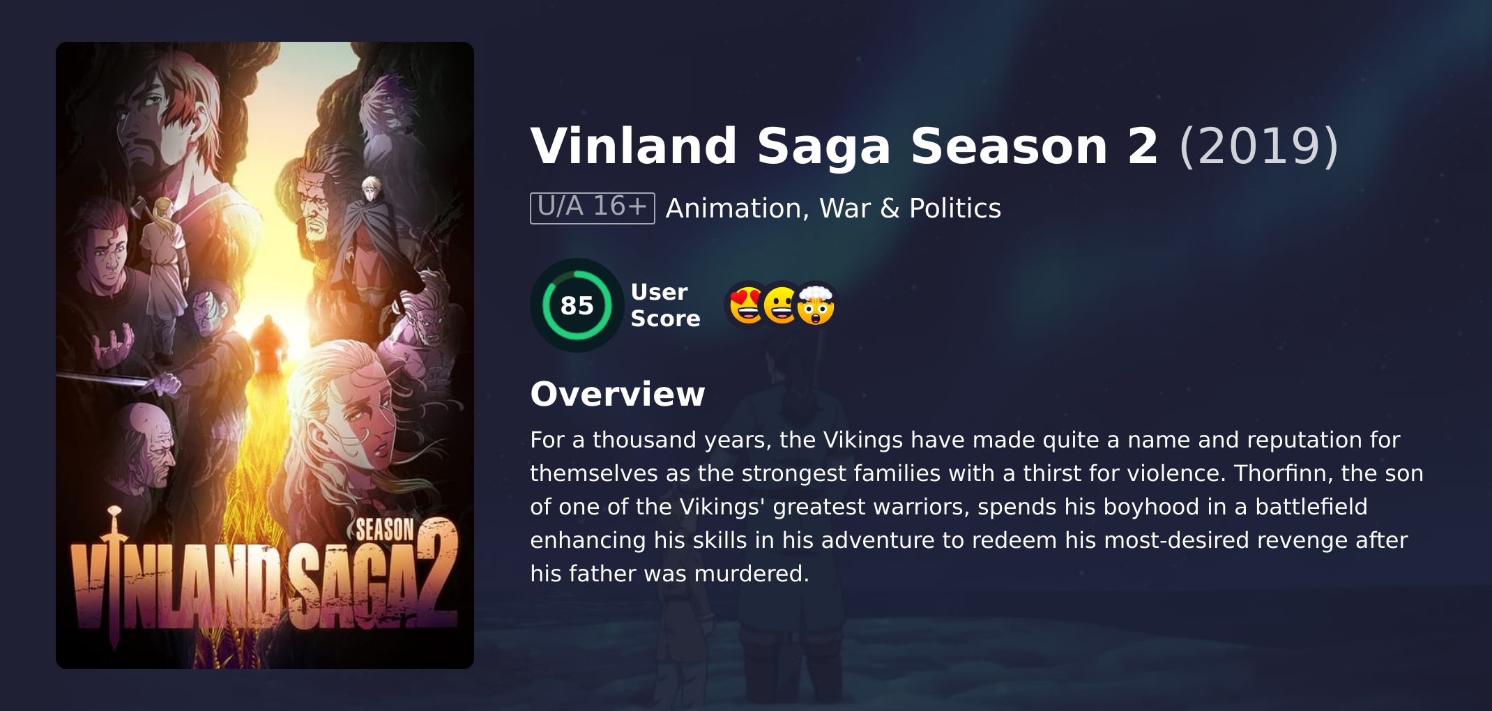 Vinland Saga Season 2 Hindi Dubbed