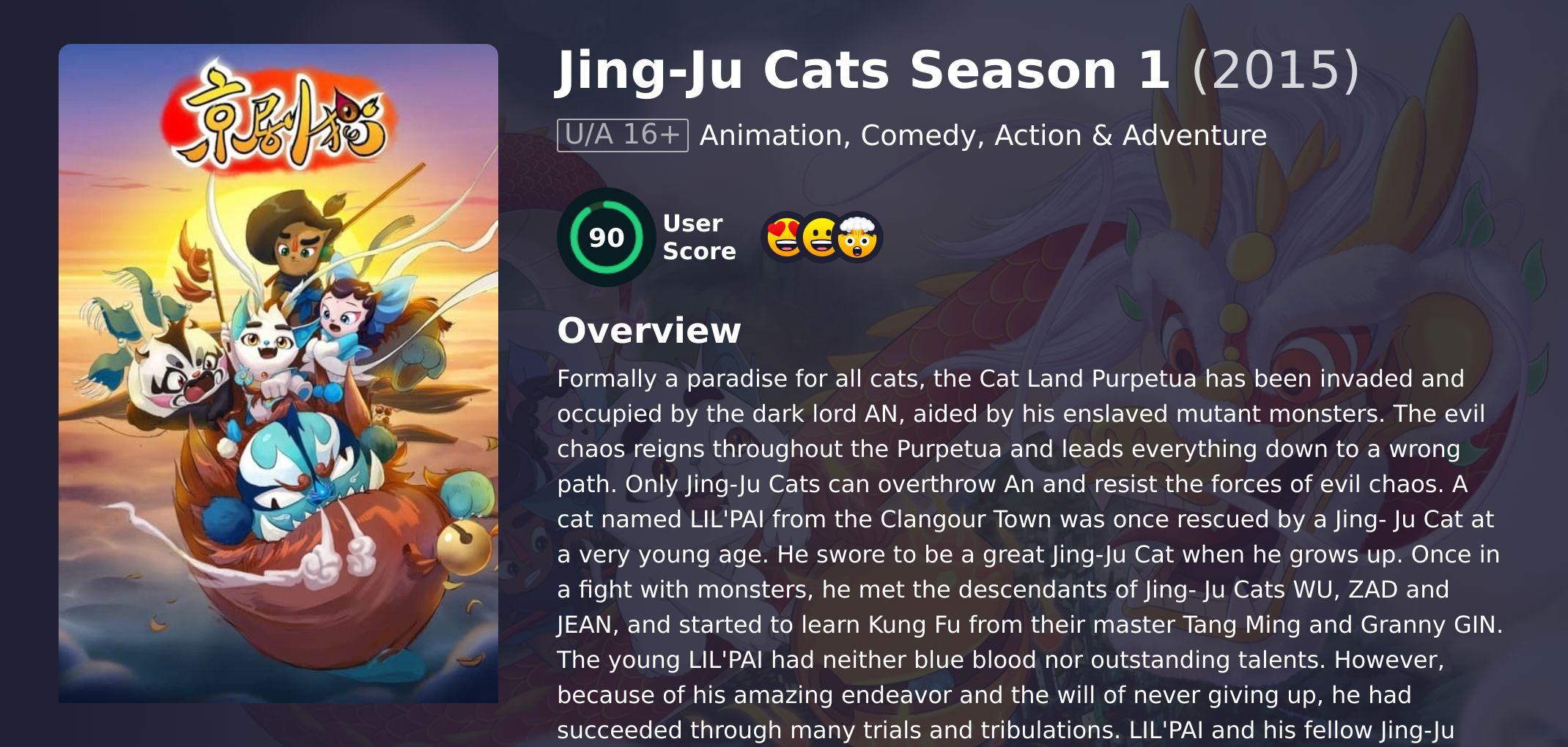 Jing-Ju Cats Season 1 Hindi Dubbed