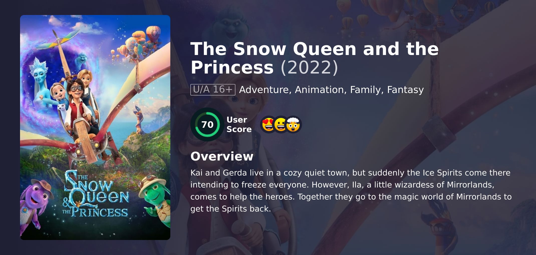 The Snow Queen and the Princess Movie Hindi Dubbed